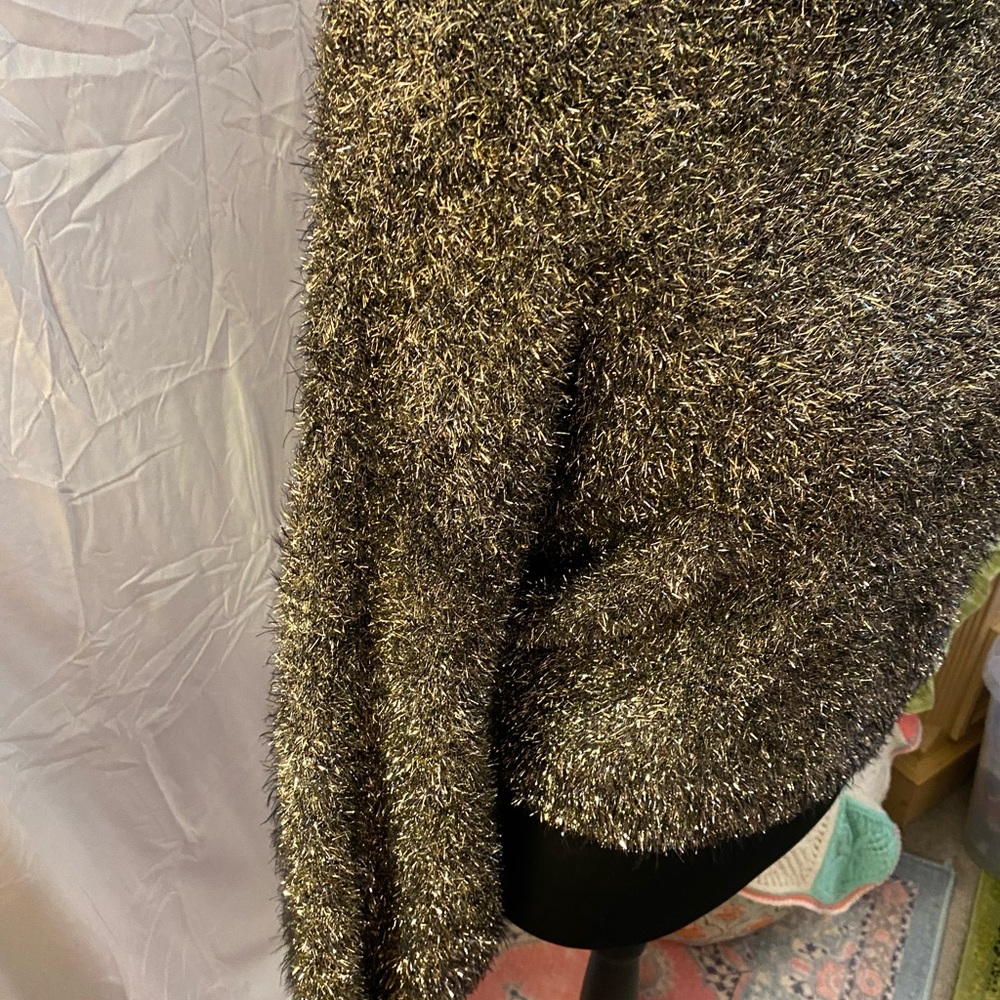Leith Metallic Fuzzy Sweater - Picture 2 of 10